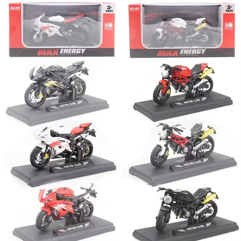 Alloy Motorcycle Model Decoration Car Desktop Ornament Sliding Toy Car