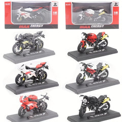 Alloy Motorcycle Model Decoration Car Desktop Ornament Sliding Toy Car