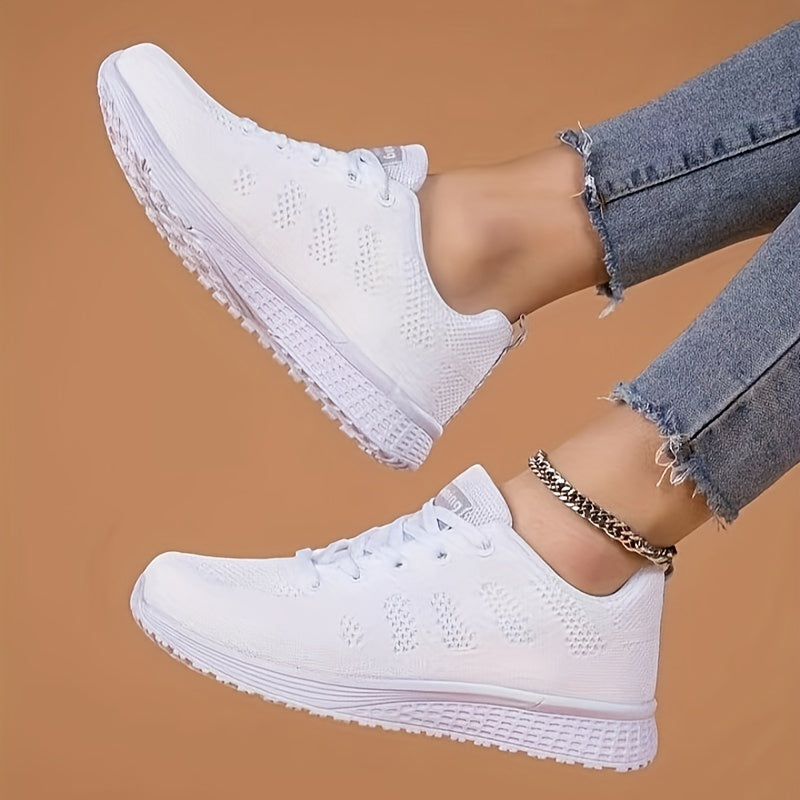 High Impact Weaving Sports Sneakers for Women