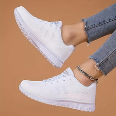 High Impact Weaving Sports Sneakers for Women