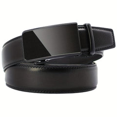 YOORAN Men's Ratchet Adjustable Leather Belt For Jeans