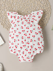 Cute Baby Girl Onesies Assorted Fly Sleeve Designs
