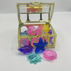 20pcs Colorful Submersible Gems Pool Toys - Underwater Acrylic Gems Collection