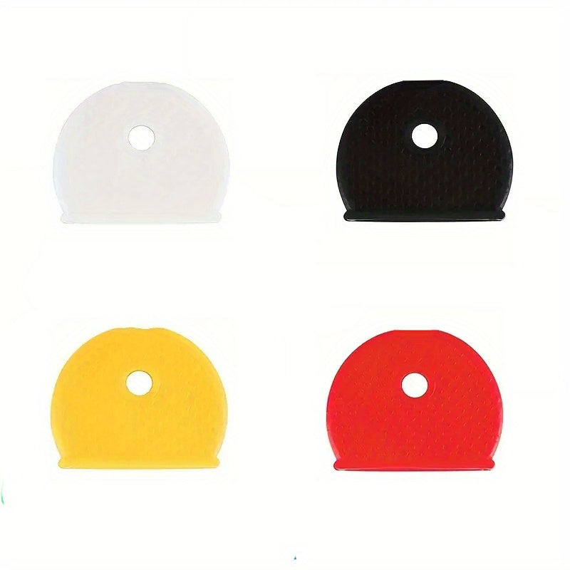 8pcs Soft Rubber Key Cap Cover Identifiers in 8 Assorted Colors