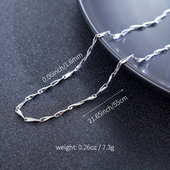 S925 Men's Hip Hop Sterling Silver Necklace Chain Variety