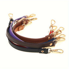 1pc Solid Handbag Strap PU Leather Purse Strap Belt Strap Bag Accessory