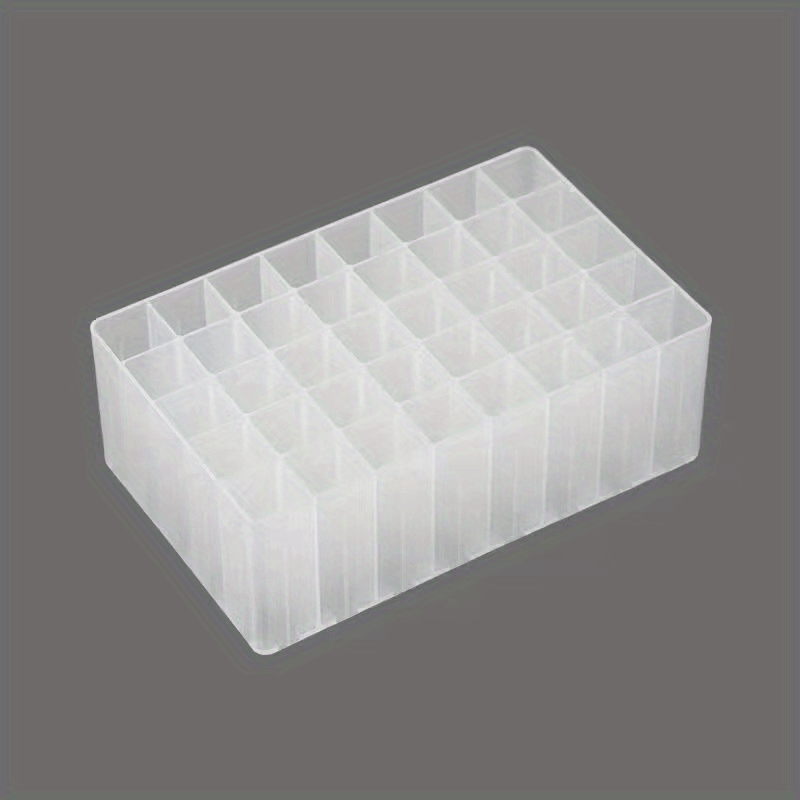 Marker Pen Storage Box Plastic Organizer 30 40 Grids Transparent Box