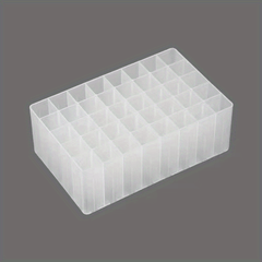 Marker Pen Storage Box Plastic Organizer 30 40 Grids Transparent Box