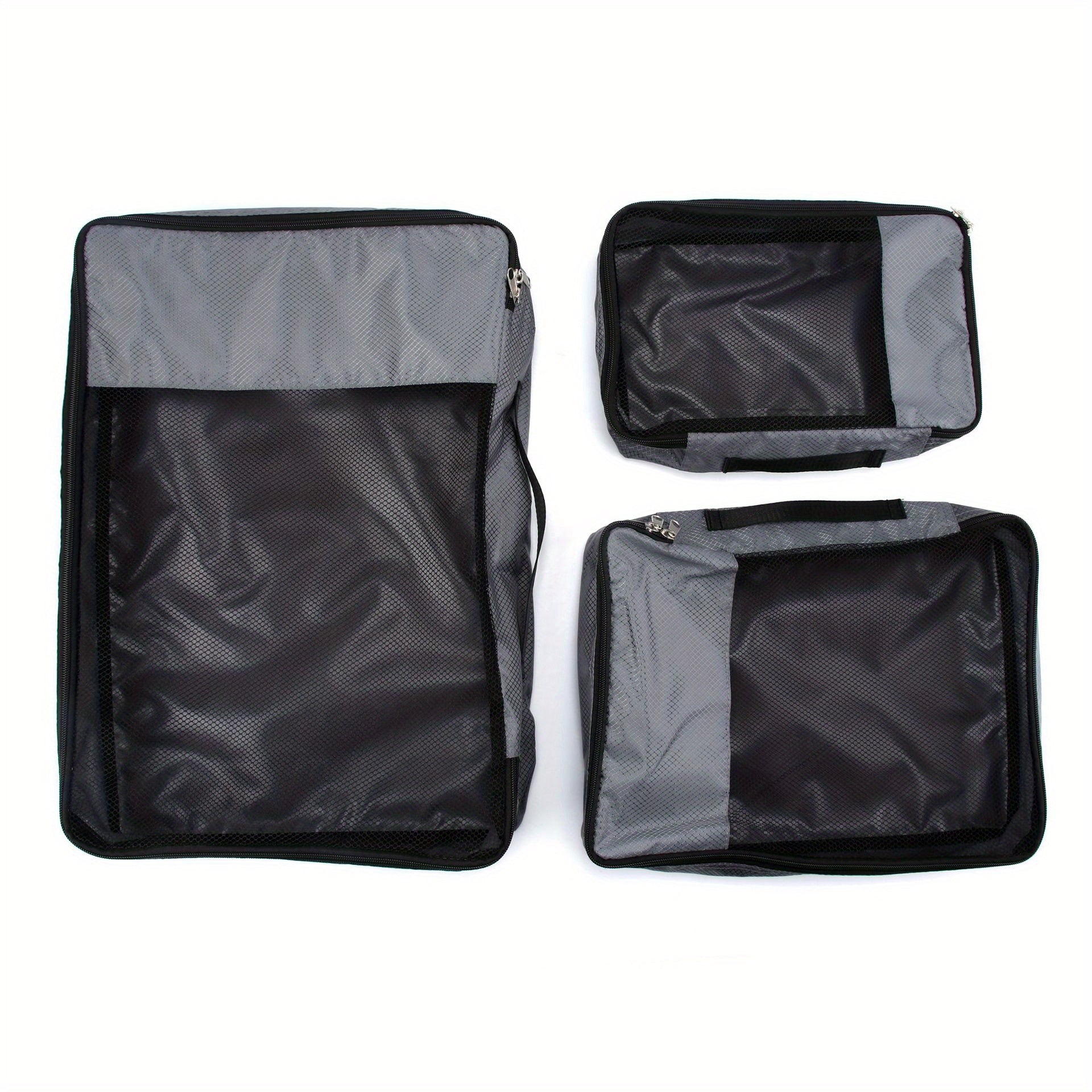 3-Piece Travel Luggage Compression Bags Dustproof Portable Clothes Bags