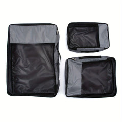 3-Piece Travel Luggage Compression Bags Dustproof Portable Clothes Bags