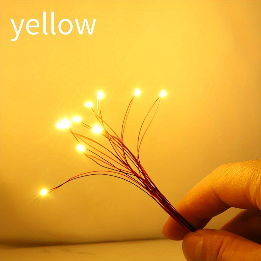 DIY Wire Patch LED Lamp for Model Building Sand Table Small Light Bulb