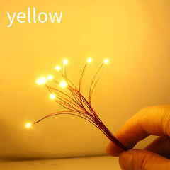DIY Wire Patch LED Lamp for Model Building Sand Table Small Light Bulb