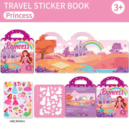 Children's DIY Sticker Books & Jelly Stickers Set
