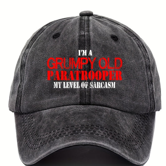 Printed Baseball Cap Vintage Dad Hat Sun Hat Fishing Mountaineering