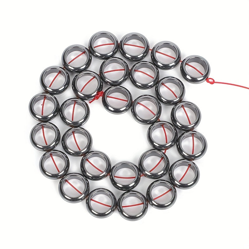 Hematite Round Natural Stone Beads 8-16mm DIY Jewelry Making Bracelet Necklace