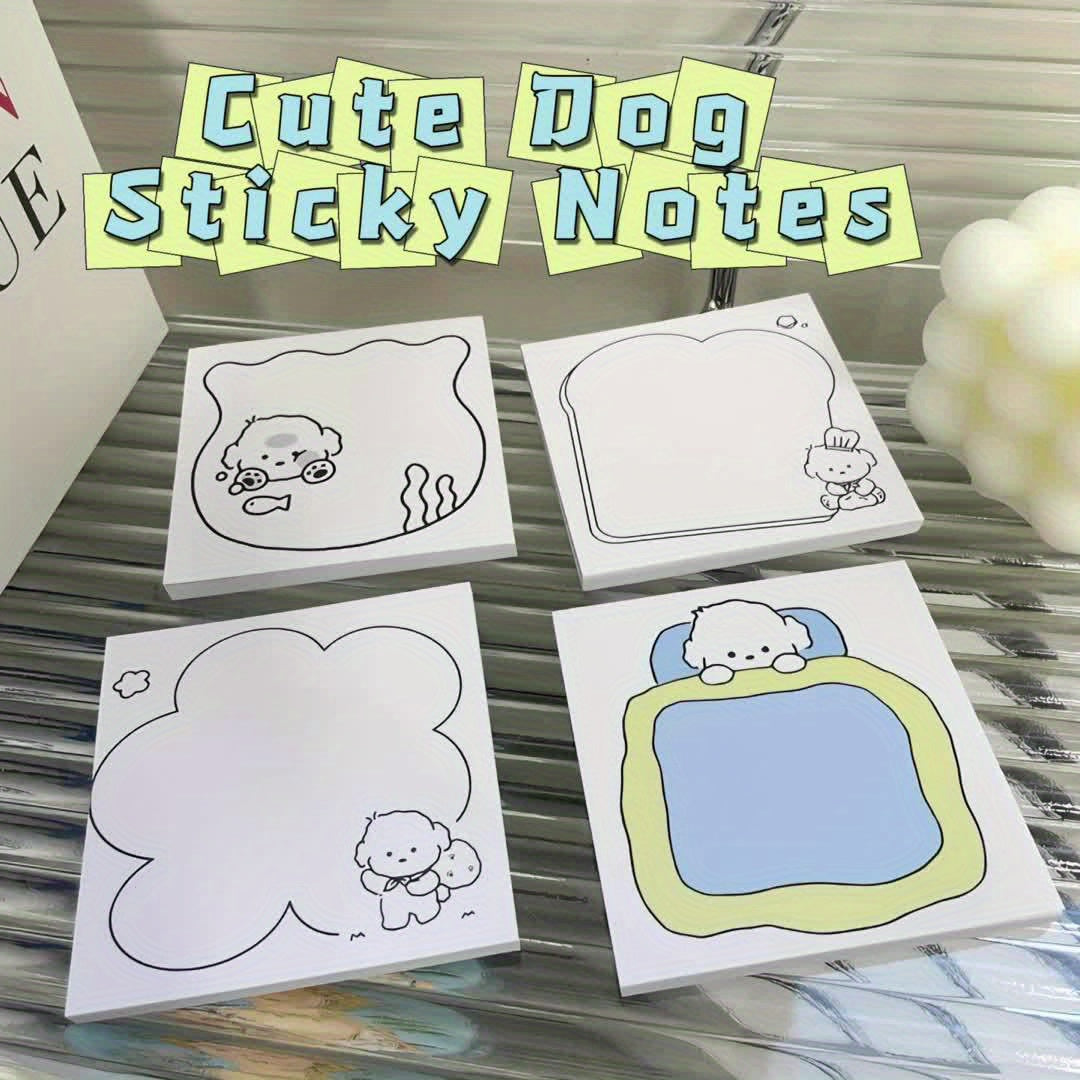 Cartoon Dog Note Pad 50 Sheets Tear off Non adhesive Note Paper