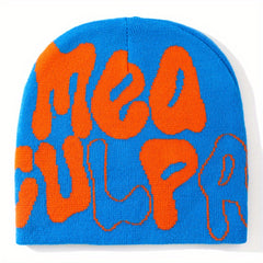 Hip hop Knitted Woolen Hat Candy Colored Elastic Men's Knitted Hat