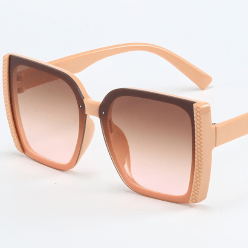 Large Square Sunglasses For Women Men Gradient UV400