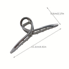3pcs Women's Metal Hair Clip Shark Claw Hair Accessories