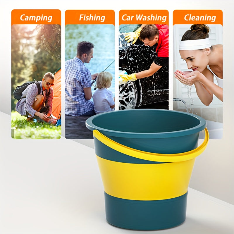 Multifunctional Folding Bucket for Camping Car Washing Home Cleaning