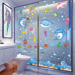 Happy Ocean Wall Sticker for Kids Room Decoration