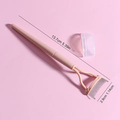 Metal Teeth Eyelash Comb for Mascara Application - Ideal for Girls and Women