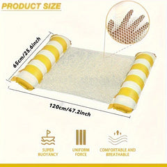 Sequin Gradient Hammock Inflatable Water Float PVC Pool Float