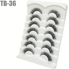 Cat Eye Natural Look False Eyelashes 7 Pairs