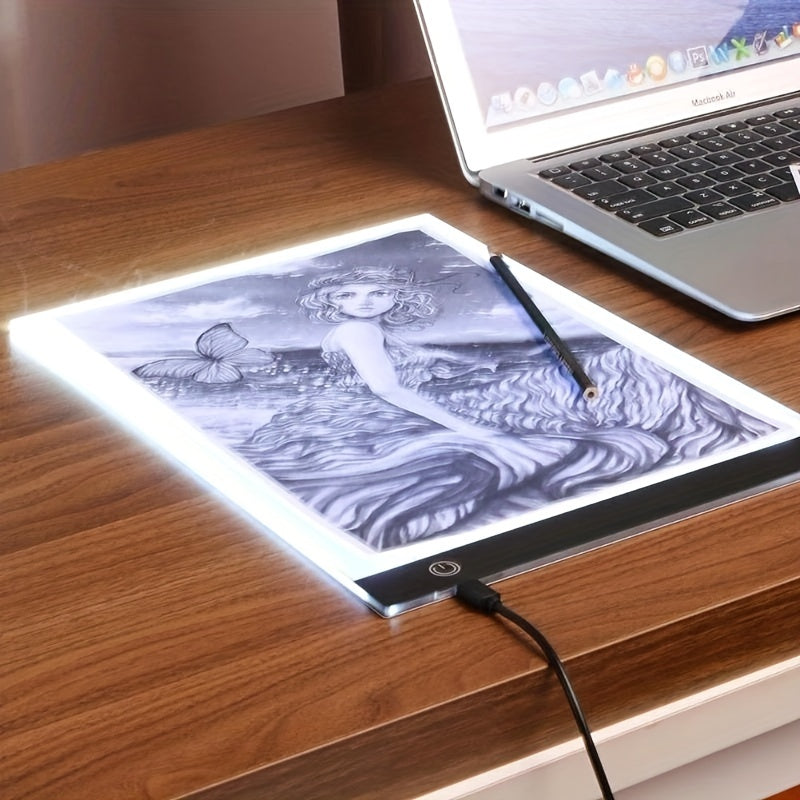 A4 Portable Tracing LED Copy Board Light Box USB Power Copy Drawing Board