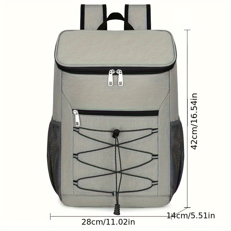 Large Capacity Waterproof Insulated Backpack Outdoor Picnic Bag