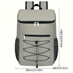Large Capacity Waterproof Insulated Backpack Outdoor Picnic Bag