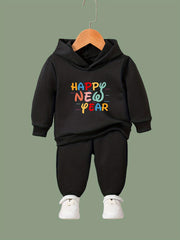 Happy Year 2pcs Girls Sports Outfits Spring Fall Outdoor Gift