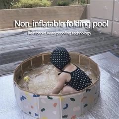 Bear Ocean Ball Pool Toy for Kids - Portable & Foldable Swimming Pool