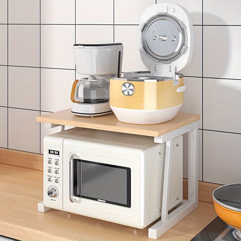 Microwave Oven Shelf Double Layer Storage Rack
