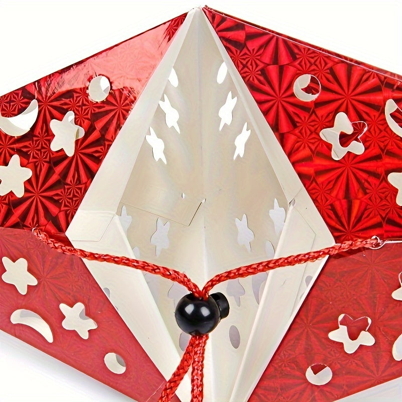 Laser Cut 3D Star Pendant Decoration Pack for Festive Celebrations