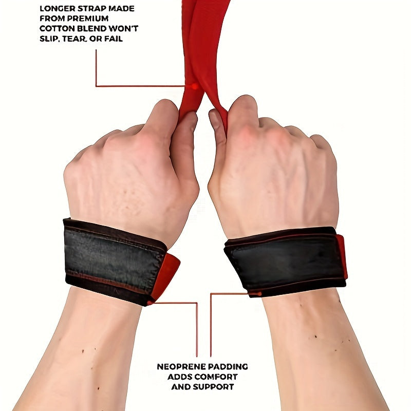 Non-slip Grip Bands for Strength Training and Weightlifting