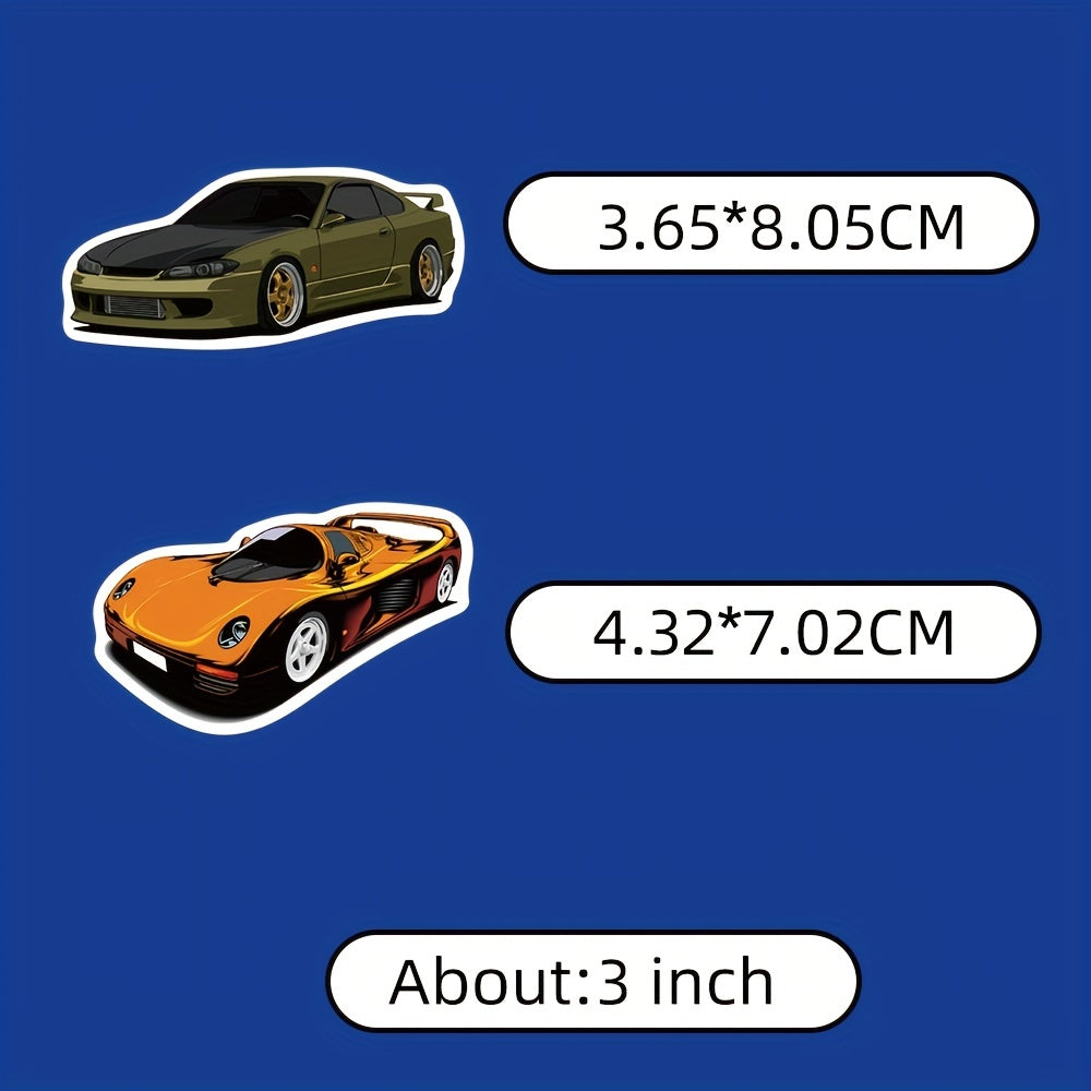 100pcs Modified Car Stickers Waterproof Stickers