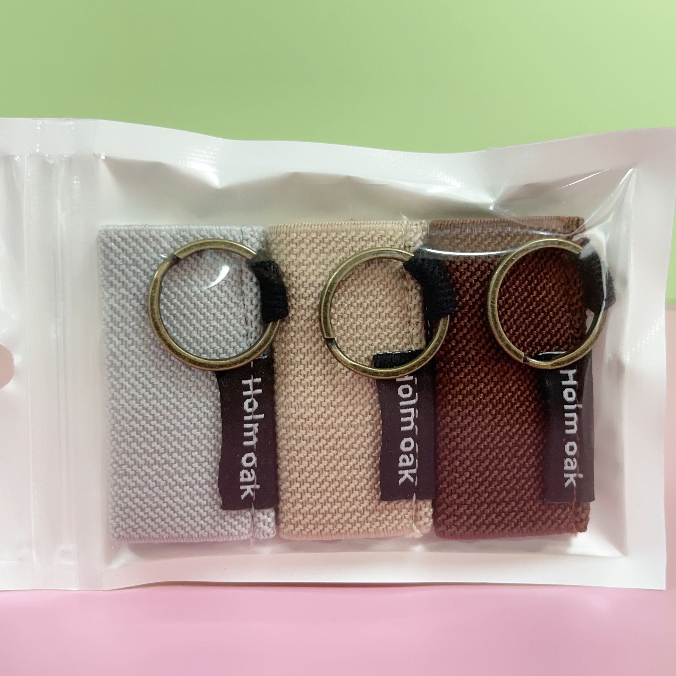 3Pcs 5Pcs Portable Lipstick Storage Bag Mini Key Chain Lipstick Protective Cover