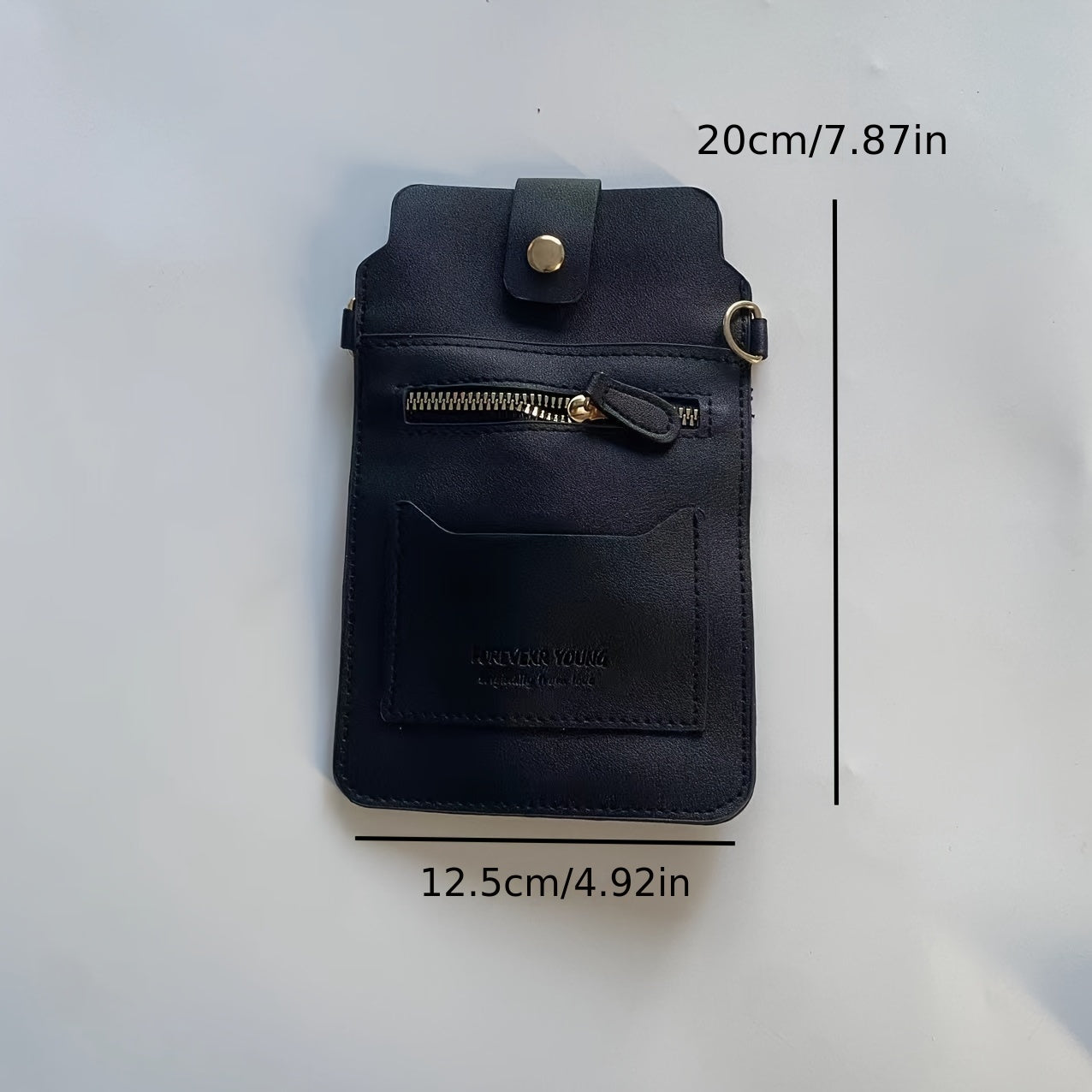 Mobile Phone Bag With Transparent Film Touch Screen Shoulder Bag