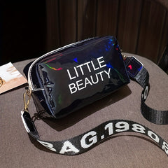 Holographic Laser Crossbody Bag Mini Square Purse