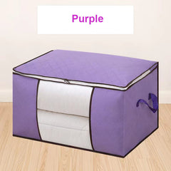 90L Clothes Storage Bag Organizer Containers for Bedroom Closet