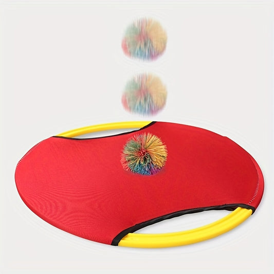 Outdoor Parent Child Bouncing Hoop & Throwing Ball Toy Set