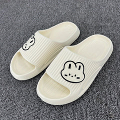 Men's Rabbit Bunny Slides Non Slip Walking Shoes