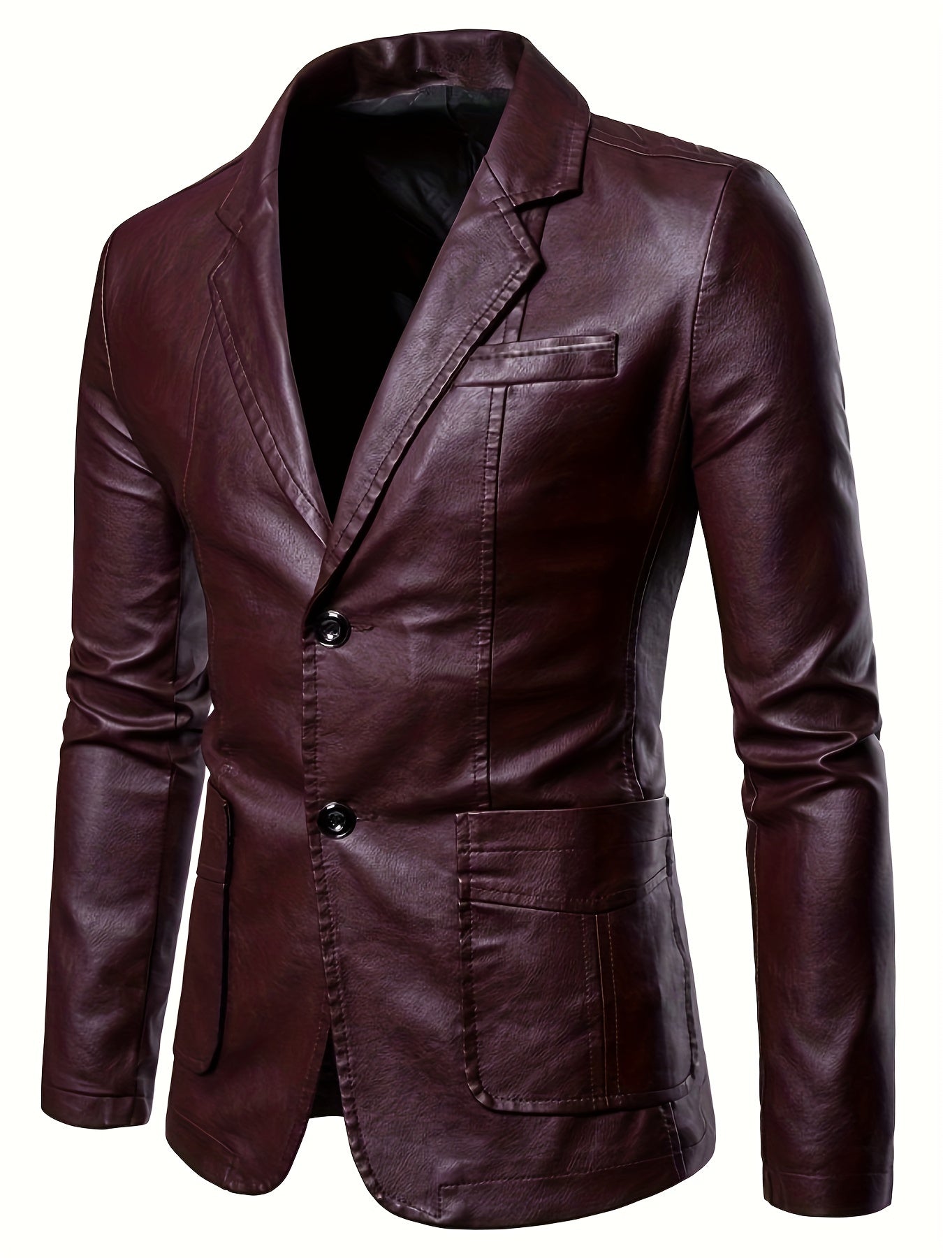 Men's PU Leather Jacket for Autumn Winter