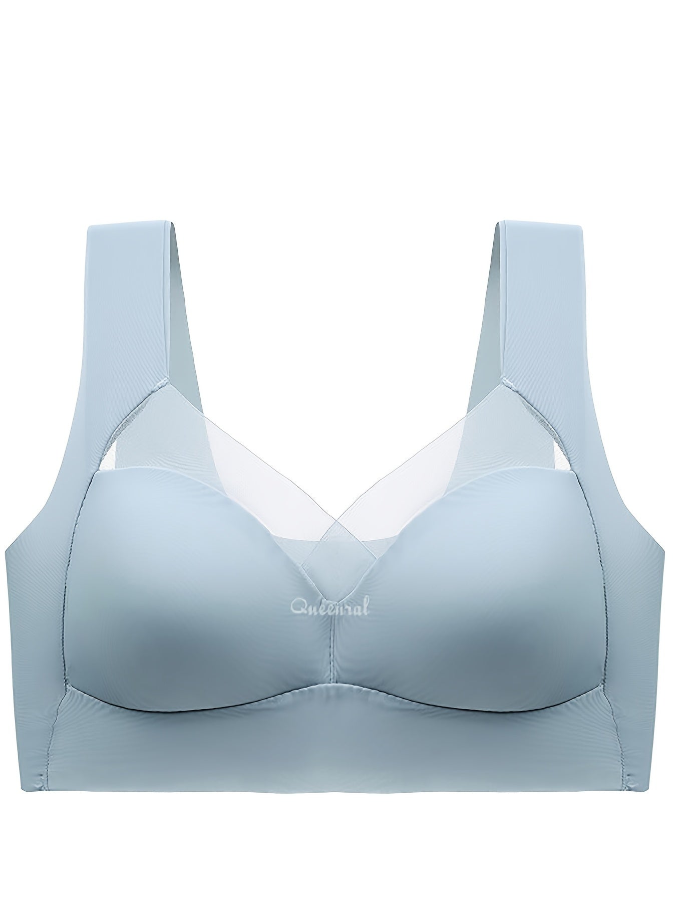 Seamless Mesh Stitching Sports Bra Push Up Tank Bra