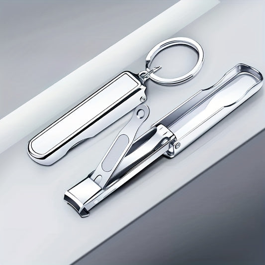 Stainless Steel Nail Clippers with Nail File - Durable Manicure Tool