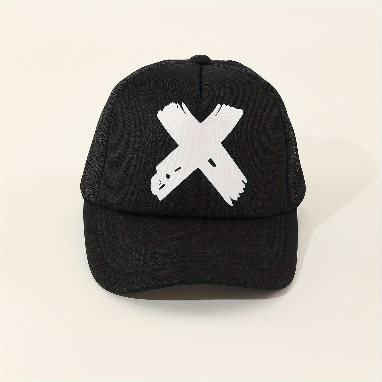 Printed Trucker Hat Mesh Breathable Baseball Cap Unisex Dad Hats