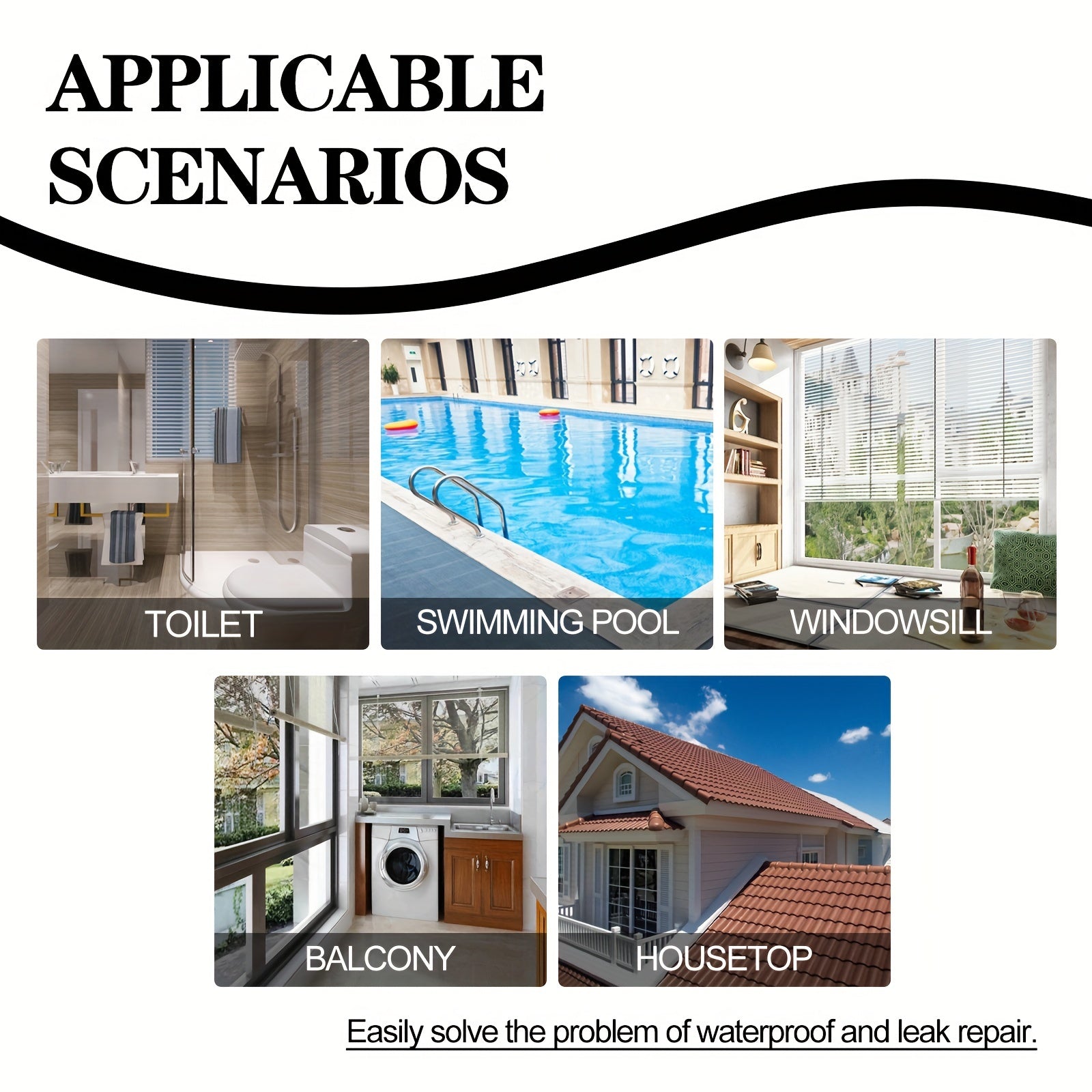 Waterproof Leak Repair Paste for Toilet Roof Wall Gap