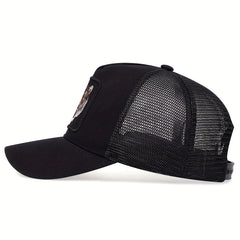 Men's Tiger Embroidery Baseball Cap Adjustable Casual Hat
