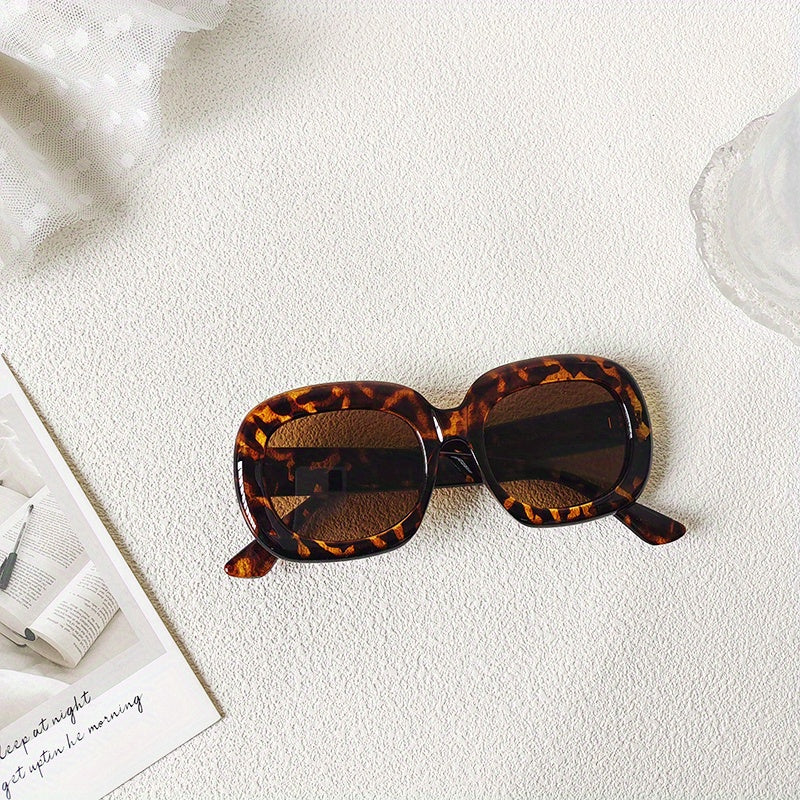 Leopard Print Sunglasses UV Protection Outdoor Travel